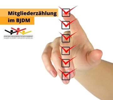 Wir erinnern an die BJDM-Mitgliederzählung