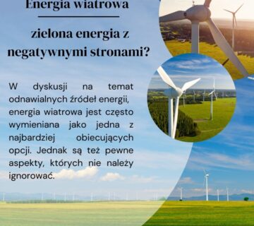 Energia wiatrowa – zielona energia z negatywnymi stronami? ✅🍃