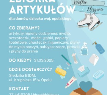 Zbieramy artykuły higieniczne dla domów dziecka!