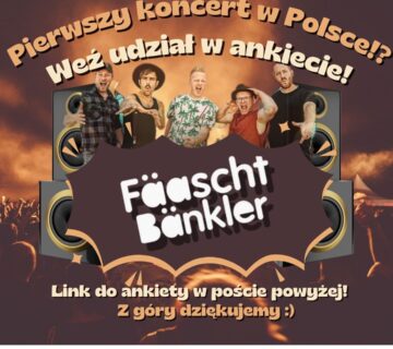 Pierwszy w Polsce koncert „Die FäaschtBänkler”?